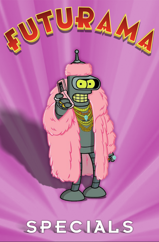 Futurama 1999 Poster 24x36 - Specials, Unique Sci-Fi Comedy Episodes and Extras - PosterFire.com