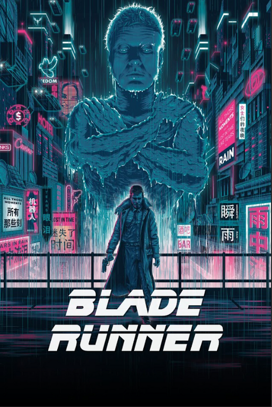 Blade Runner (1982) 24x36 Poster - Iconic Sci-Fi, Ridley Scott, Harrison Ford - PosterFire.com