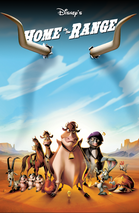 Home on the Range (2004) 24x36 Movie Poster, Disney Animated Comedy