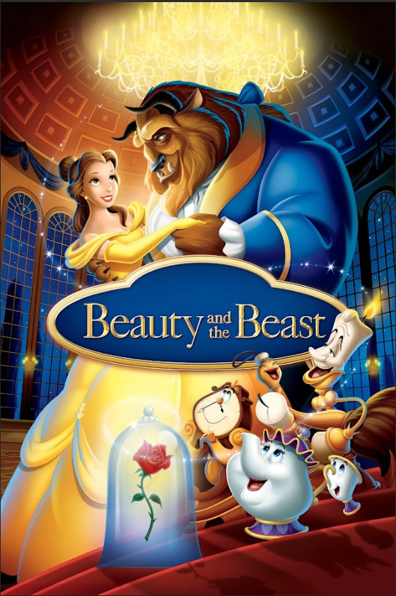 Beauty and the Beast 1991 Poster 24x36 Disney Animated Classic Art Print