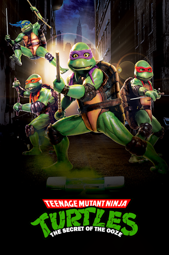 Teenage Mutant Ninja Turtles II The Secret of the Ooze (1991) 24x36 Movie Poster