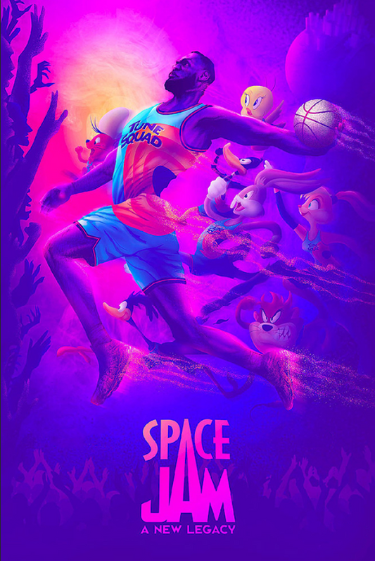 Space Jam A New Legacy 2021 Poster 24x36 - LeBron James Bugs Bunny Sports Comedy - PosterFire.com