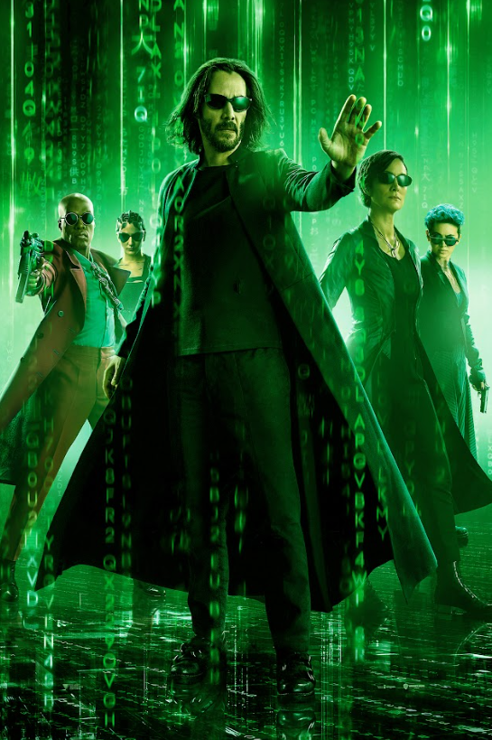 The Matrix Resurrections 2021 Movie Poster 24x36 Keanu Reeves Sci-Fi Action - PosterFire.com