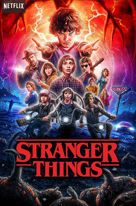 Stranger Things 2016 Poster 24x36 - Netflix Sci-Fi Horror Mystery 80s Nostalgia