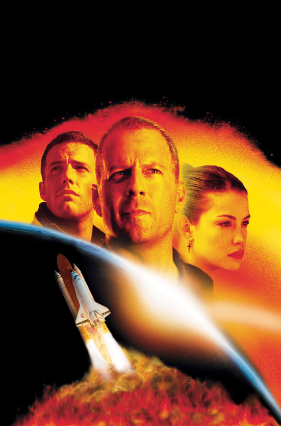 Armageddon 1998 Poster 24x36 - Bruce Willis, Sci-Fi Thriller, Asteroid Disaster - PosterFire.com