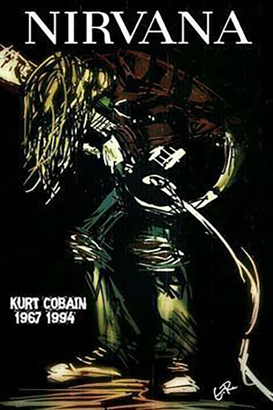 Nirvana Music Poster, Grunge Icons, Vintage 90s Concert Art, Legendary Band - PosterFire.com