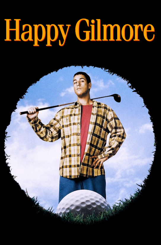 Happy Gilmore 1996 Poster 24x36 - Adam Sandler Comedy Golf Classic Sports Humor