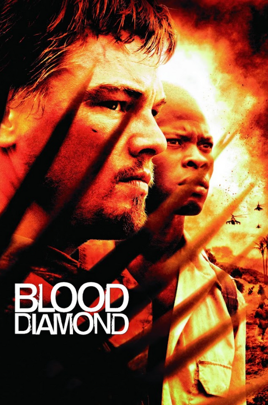 Blood Diamond (2006) 24x36 Poster Leonardo DiCaprio Action Drama Classic Retro