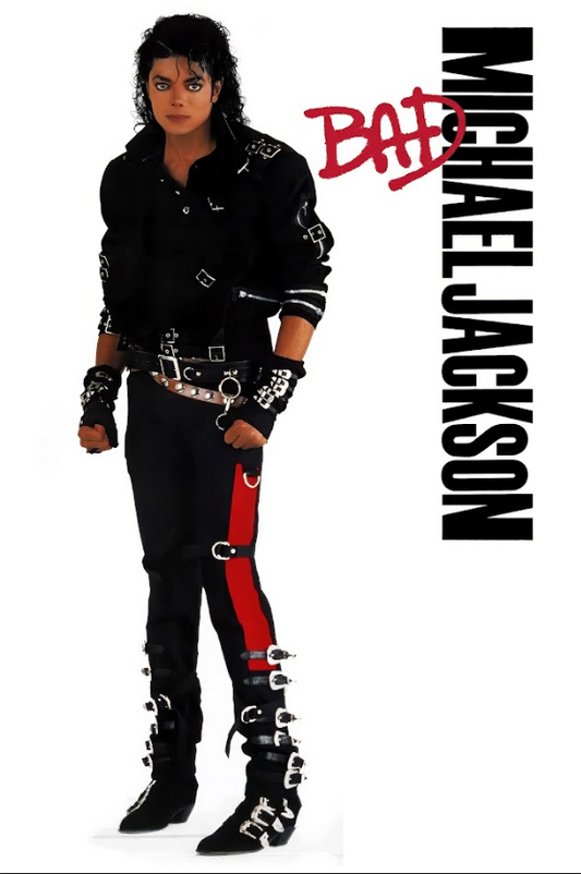 Bad (1987) 24x36 Poster - Michael Jackson, Iconic Music Video, Pop Classic - PosterFire.com