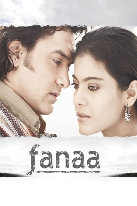 Fanaa (2006) 24x36 Movie Poster Bollywood Romantic Thriller Aamir Khan Art - PosterFire.com