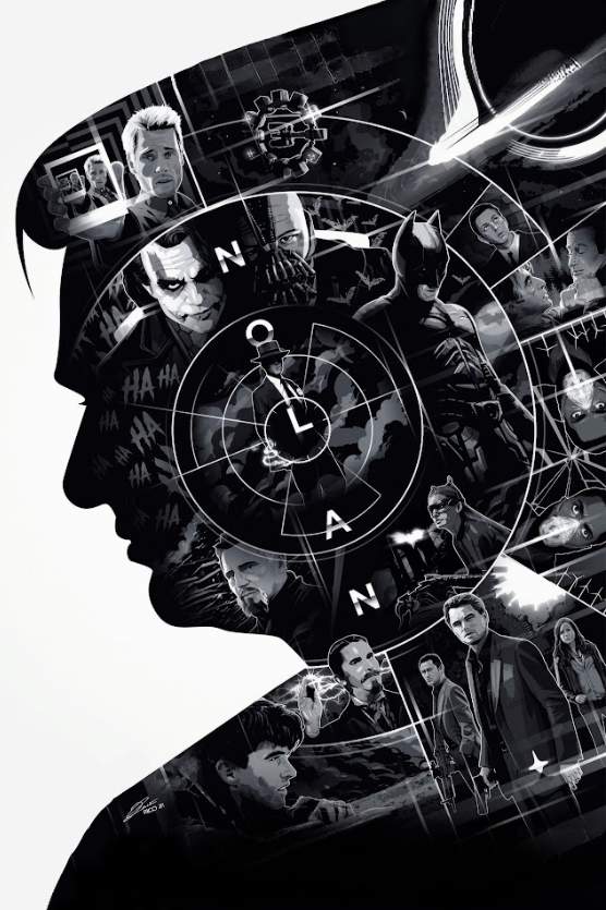 Christopher Nolan Director Poster 24x36 - Iconic Films, Cinematic Art - PosterFire.com