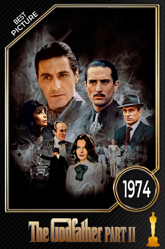 The Godfather Part II (1974) 24x36 Movie Poster Timeless Classic Crime Drama Art - PosterFire.com