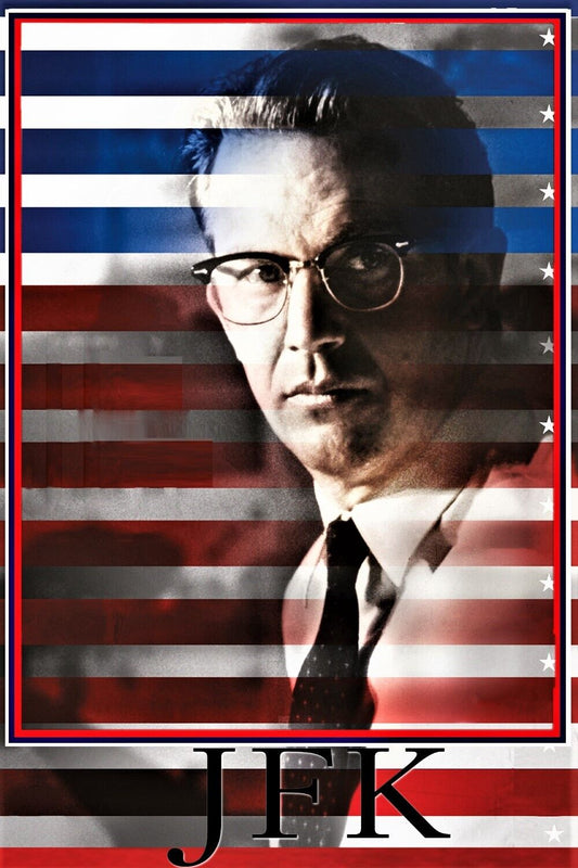 JFK (1991) Movie Poster 24x36 - Kevin Costner Political Thriller Film Art - PosterFire.com