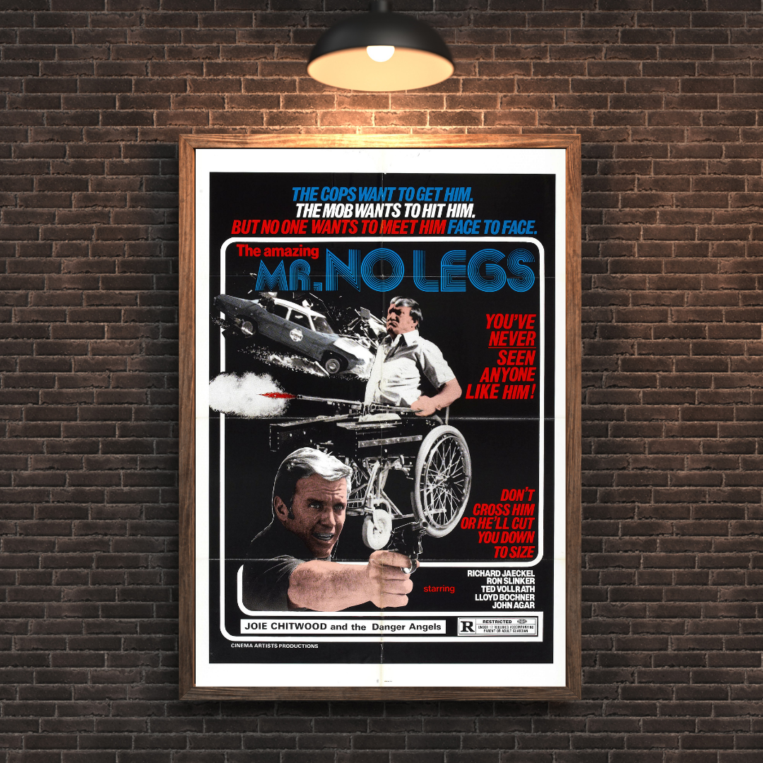 The Amazing Mr. No Legs Movie Poster - Vintage Action Crime Collectible Art