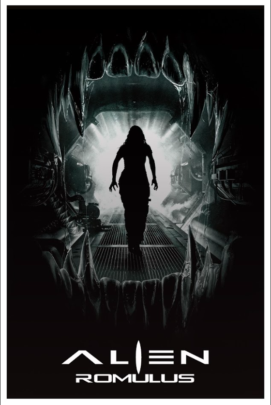 Alien: Romulus (2024) Poster 24x36 - Sci-Fi Epic, Dark Design, Rare Art - PosterFire.com