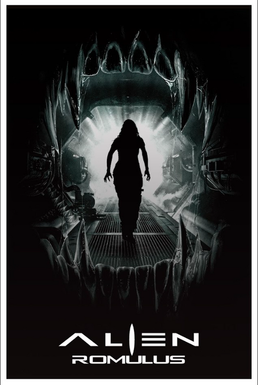 Alien: Romulus (2024) Poster 24x36 - Sci-Fi Epic, Dark Design, Rare Art - PosterFire.com