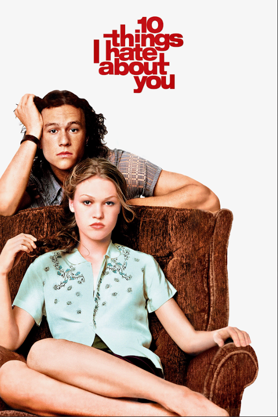 10 Things I Hate About You 1999 Poster 24x36 - Heath Ledger, Teen Romance, Comed - PosterFire.com