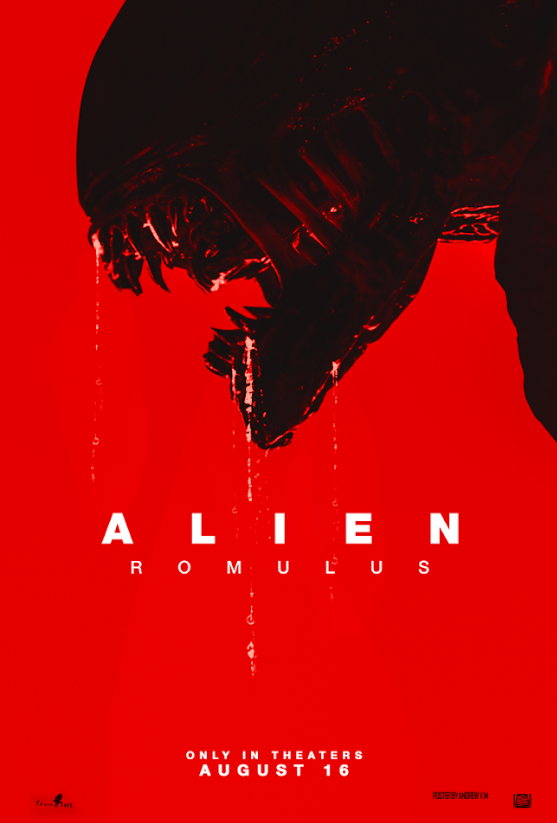 Alien Romulus 2024 Poster 24x36 - Sci-Fi Thriller, AndrewVM Art, Dhomhna Alien - PosterFire.com