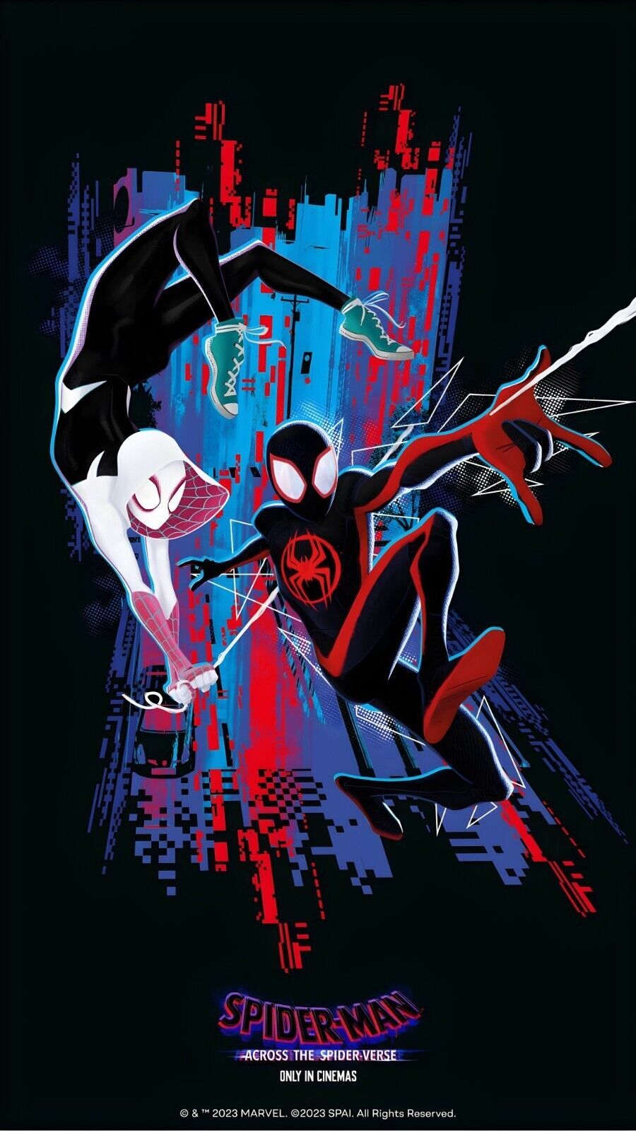 Spider-Man: Across the Spider-Verse 2023 Movie Poster 24x36 Animated Action with - PosterFire.com