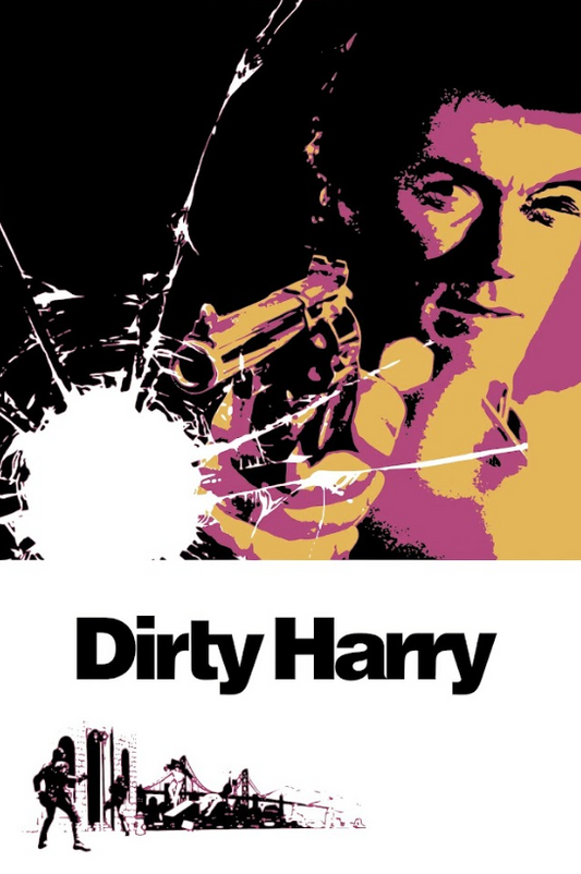 Dirty Harry 1971 Poster 24x36 - Clint Eastwood Crime Thriller Classic - PosterFire.com