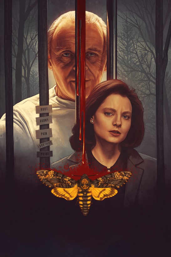 The Silence of the Lambs 1991 Movie Poster 24x36 - Thriller Horror Anthony Hopki - PosterFire.com