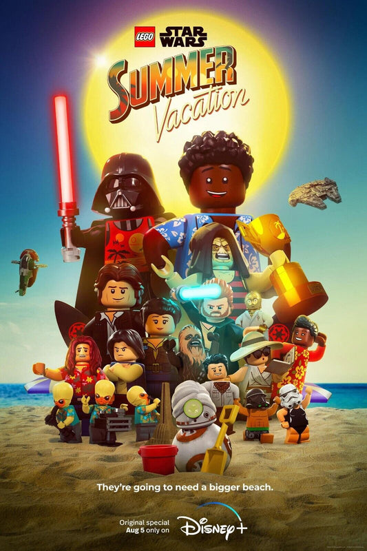 LEGO Star Wars Summer Vacation (2022) Poster 24x36 - Galactic Beach Adventure - PosterFire.com