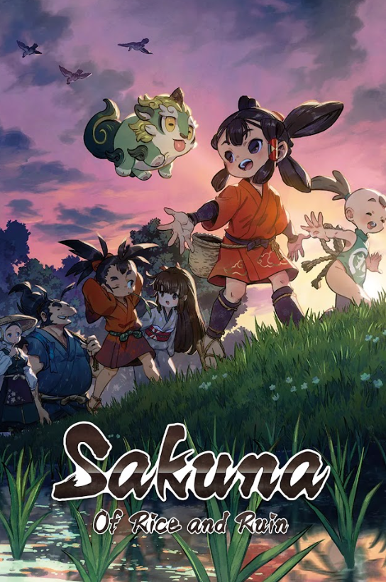 Sakuna: Of Rice and Ruin 2024 Poster 24x36 Fantasy Adventure Anime Art Gaming - PosterFire.com