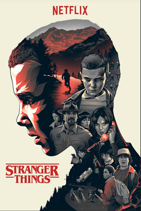 Stranger Things 2016 Poster 24x36 - Netflix Sci-Fi Horror Mystery 80s Retro