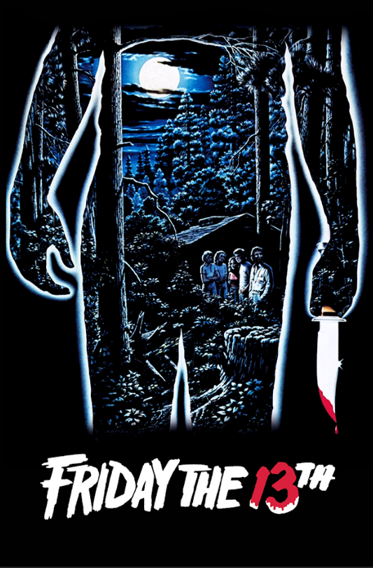 Friday the 13th 1980 Movie Poster 24x36 | Horror Slasher Classic | Jason Voorhee