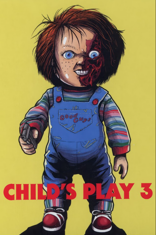 Child's Play 3 1991 Movie Poster 24x36 - Chucky’s Final Play, Horror