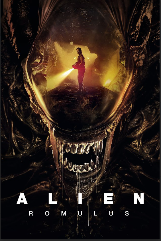 Alien Romulus 2024 Poster 24x36 - Xenomorph, Dark Sci-Fi Horror, Epic Art