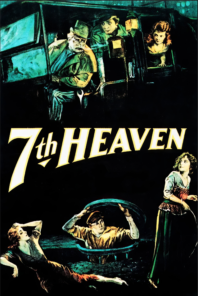 7th Heaven (1927) 24x36 Vintage Movie Poster Silent Film Era Classic Cinema - PosterFire.com