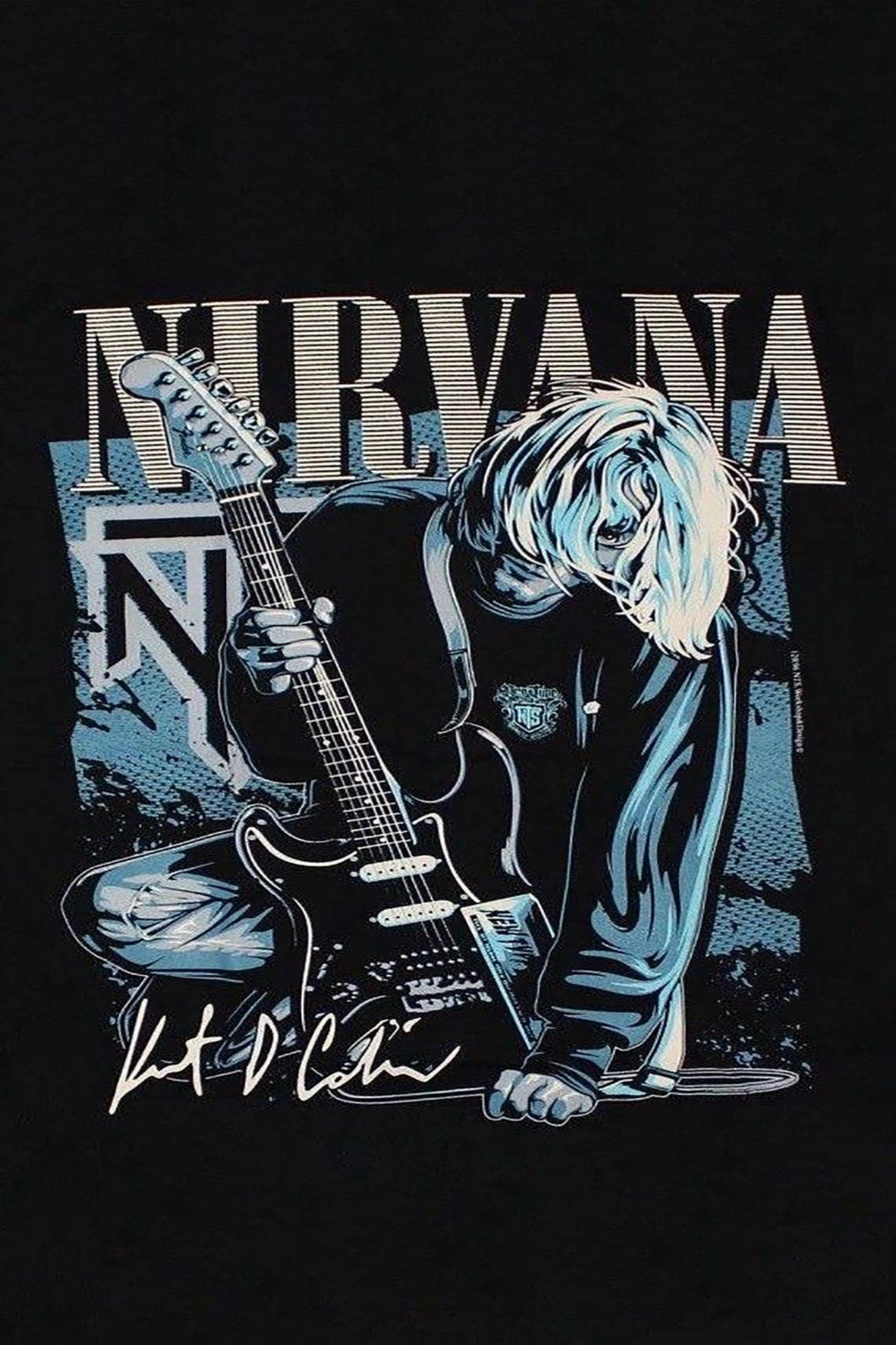 Nirvana Music Poster, 90s Grunge Icons, Rare Vintage Concert Art, Legendary Band - PosterFire.com