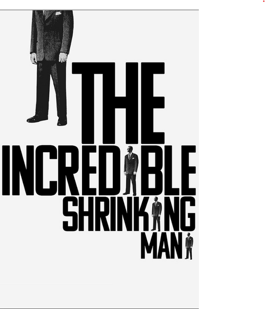 The Incredible Shrinking Man 1957 Poster 24x36 - Sci-Fi Classic Thriller