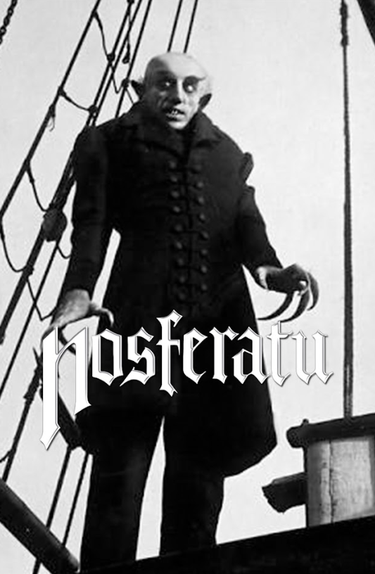 Nosferatu 1922 Movie Poster 24x36 - Silent Horror Classic, Vampire Masterpiece