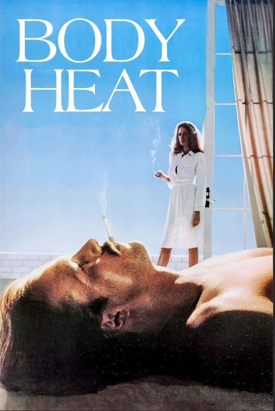 Body Heat (1981) 24x36 Poster William Hurt Film Noir Thriller Classic Retro Artw