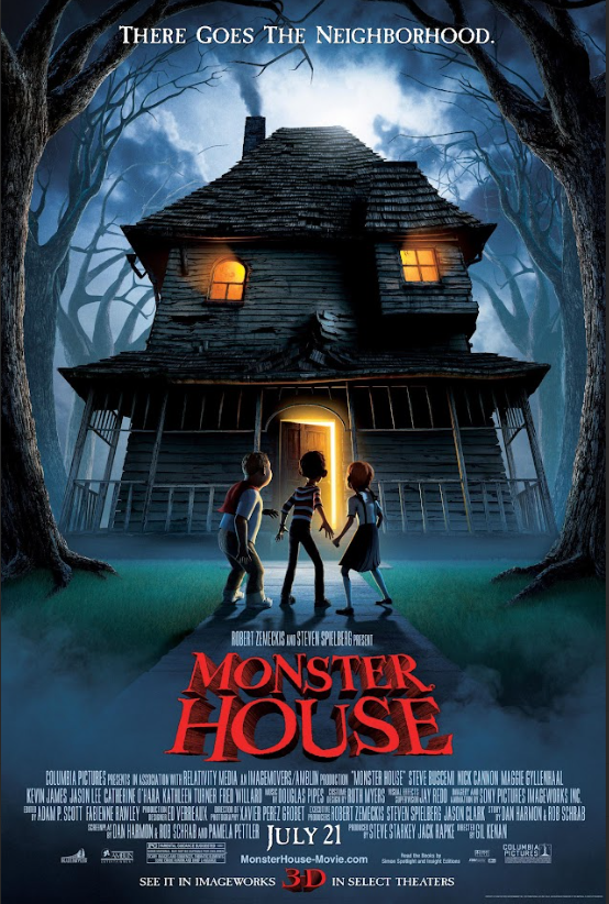 2006 Monster House Movie Poster 24x36 Animated Horror Comedy Film