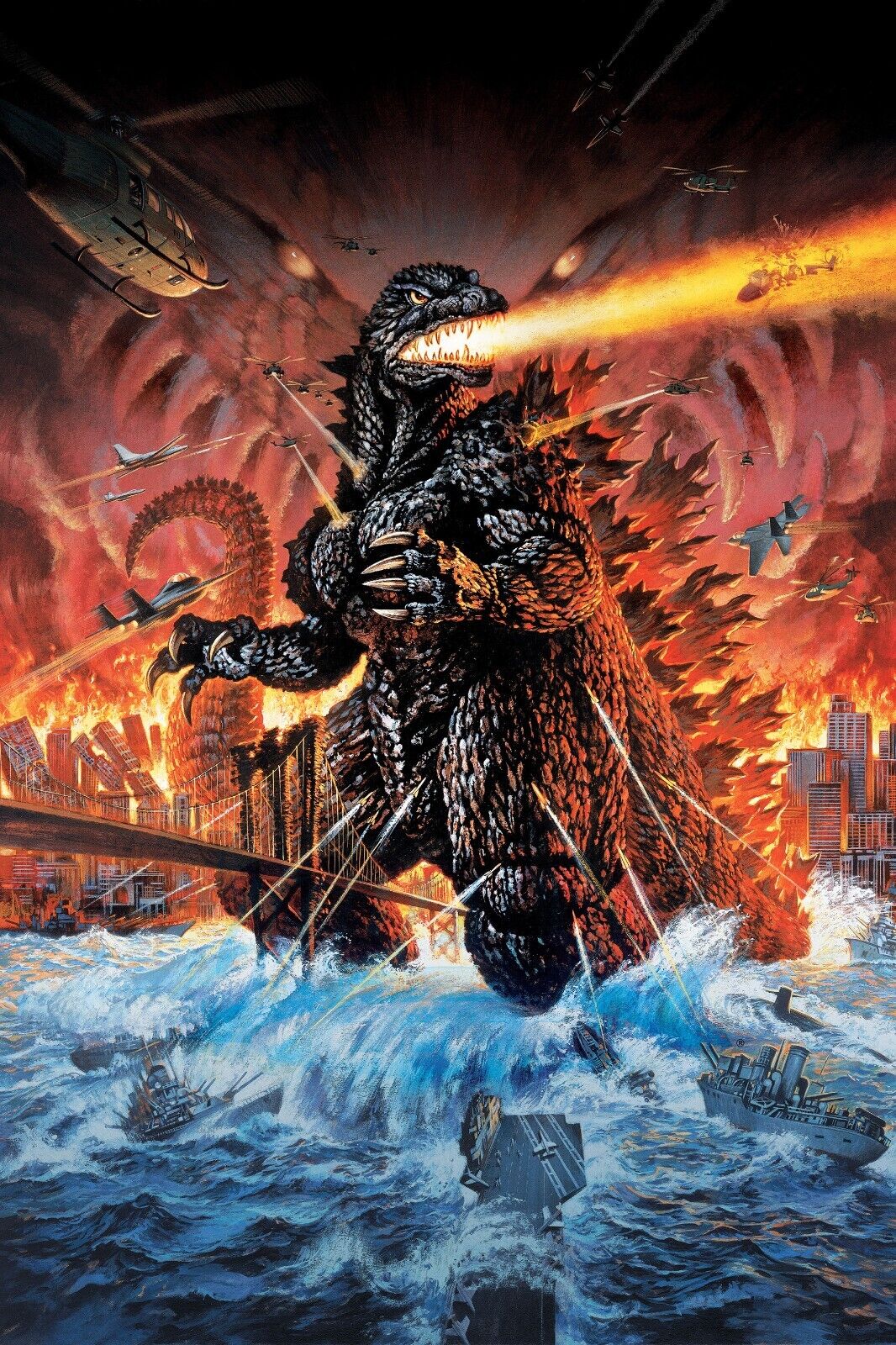 Godzilla 2000: Millennium (1999) Poster 24x36 - Kaiju Classic Movie Art Print