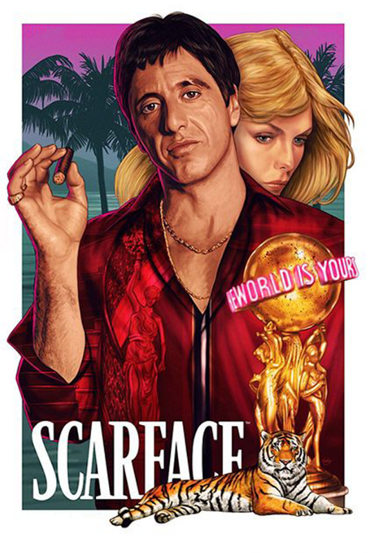 Scarface 1983 Poster 24x36 - Al Pacino - Crime Drama Classic - Iconic Gangster - PosterFire.com