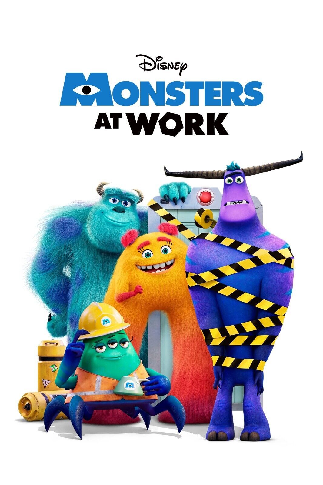 Monsters at Work 2021 24x36 Poster Disney+ Animated Comedy Series - PosterFire.com