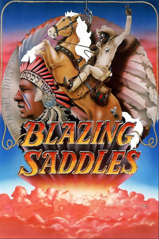 Blazing Saddles (1974) 24x36 Poster Mel Brooks Comedy Classic Retro Film - PosterFire.com