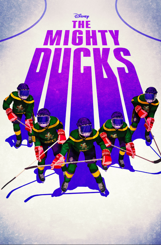 The Mighty Ducks 1992 Poster 24x36 - Family Sports Comedy Emilio Estevez Hockey - PosterFire.com