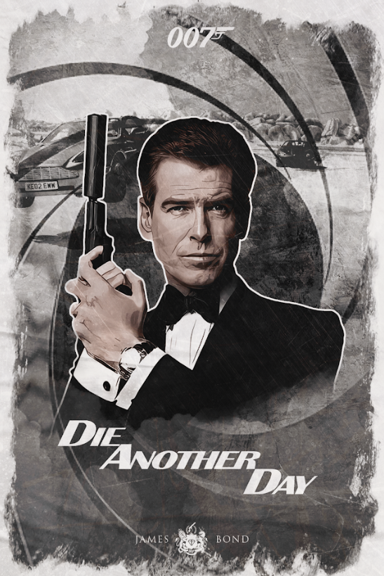 Die Another Day (2002) 24x36 Poster Pierce Brosnan James Bond Spy Action Thrille - PosterFire.com