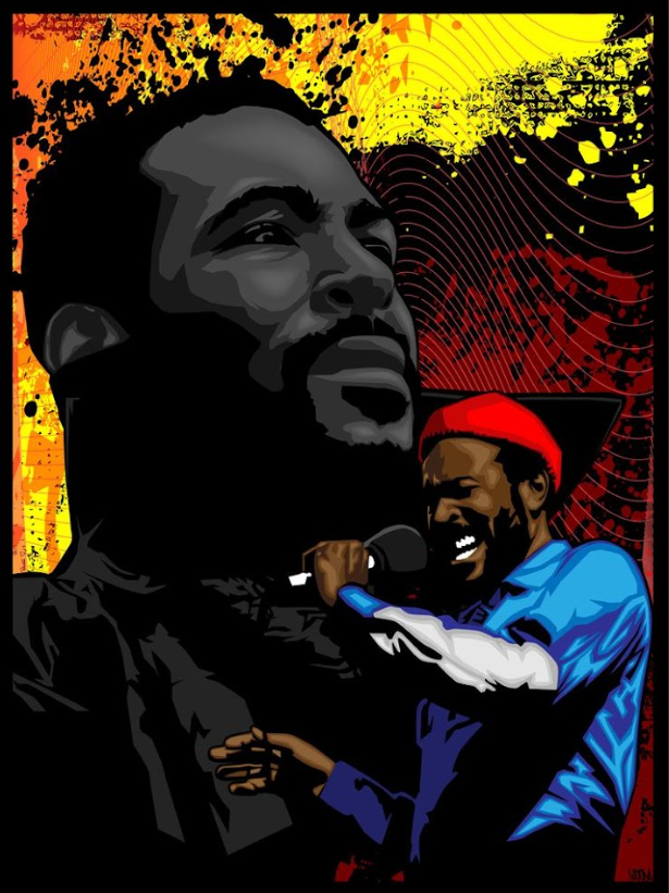 Marvin Gaye (Limited Edition) Poster 24x36 Iconic Music Legend, Soulful Sounds