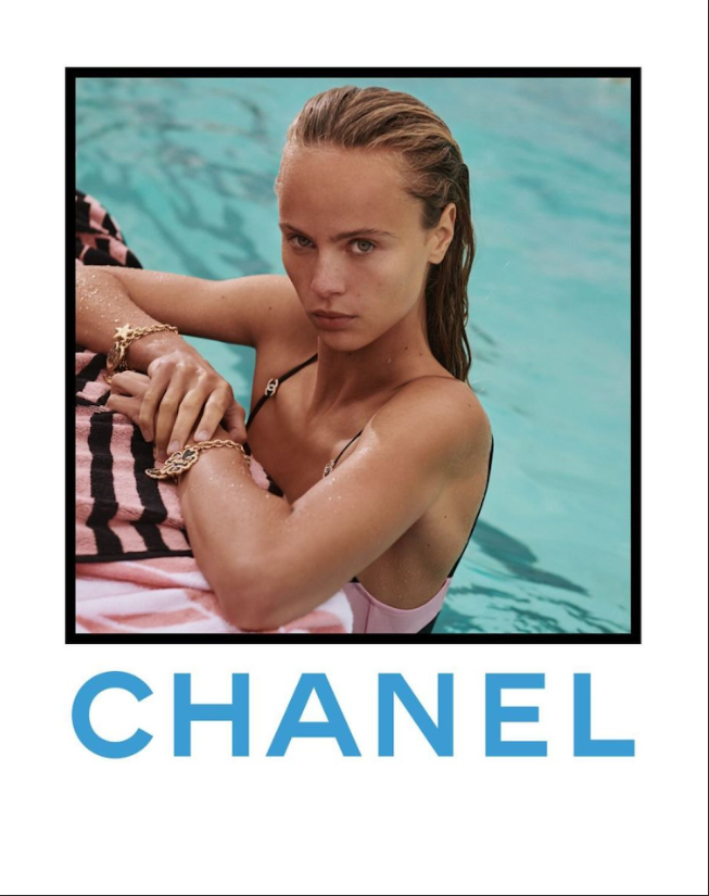 Olivia Vinten Chanel Coco Beach 2024 by Cass Bird Poster 24x36 - Refined Beach