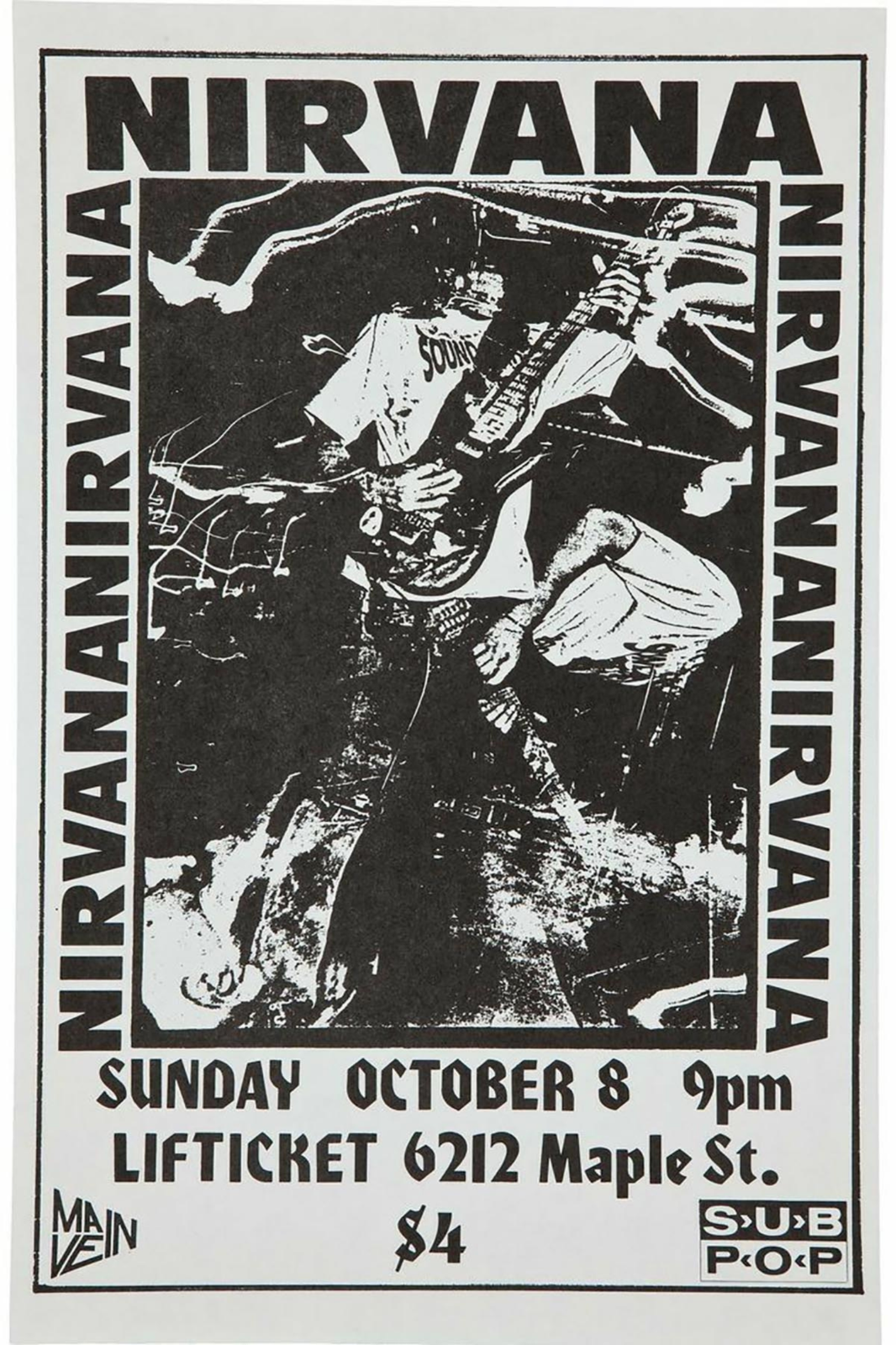 Nirvana Music Poster, 90s Grunge Legends, Iconic Band Artwork, Rare Find - PosterFire.com