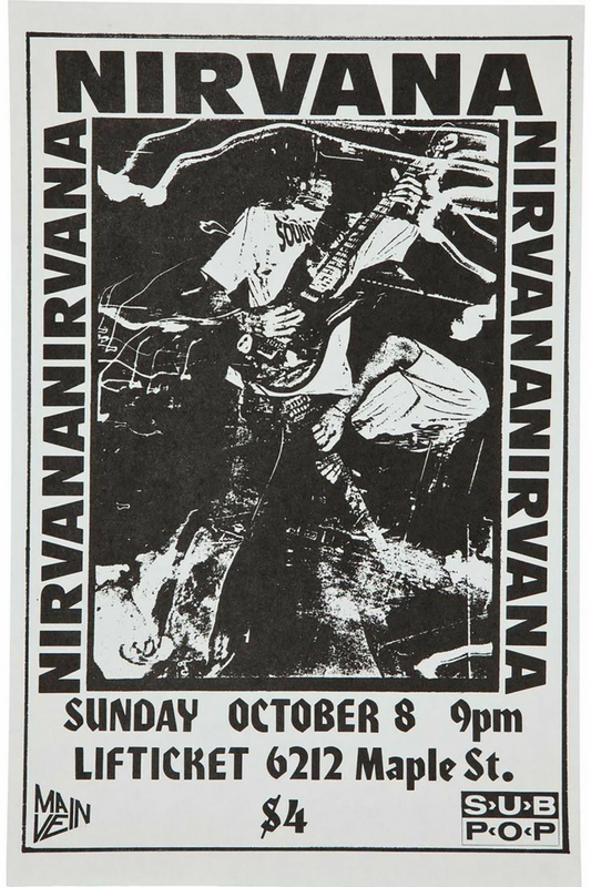 Nirvana Music Poster, 90s Grunge Legends, Iconic Band Artwork, Rare Find - PosterFire.com