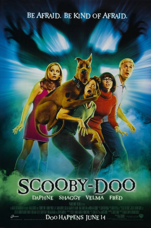 2002 Scooby-Doo Movie Poster 24x36 Live-Action Comedy Adventure Classic