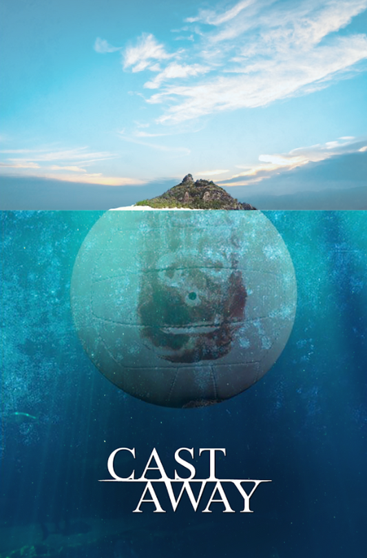 Cast Away 2000 Poster 24x36 - Tom Hanks Survival Drama Stranded Island Emotional - PosterFire.com