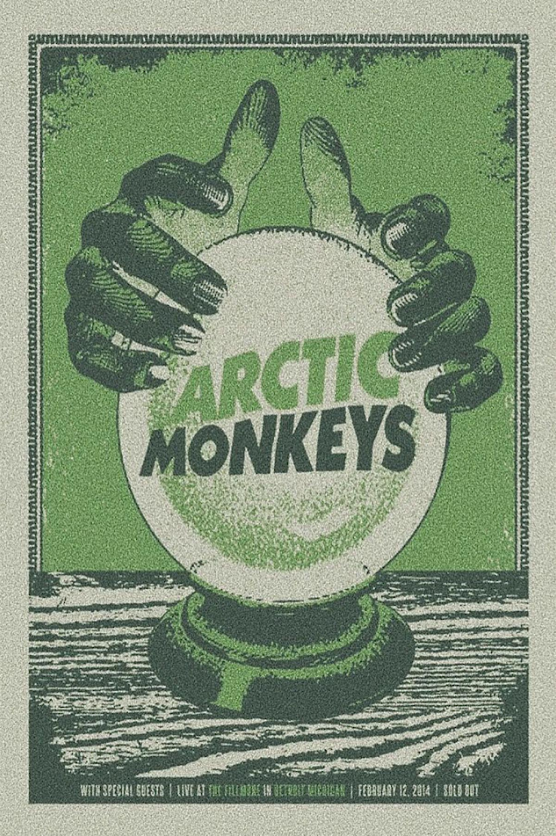 Arctic Monkeys Poster 24x36 - Indie Rock Icons, British Band, Alex Turner - PosterFire.com